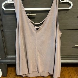 Lucky brand muted blush pink tank top